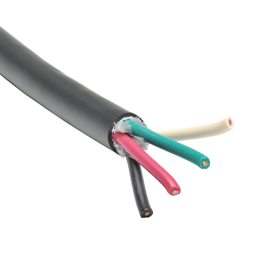  Cable flexible de 4 núcleos de 1,5 mm2 Multinúcleo 1 mm 2,5 mm 4 mm 6 mm Cables eléctricos flexibles recubiertos de PVC Fabricantes para cableado doméstico