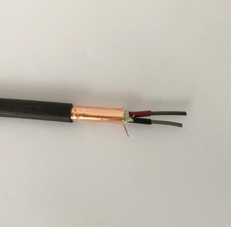  2x12x0,3 mm tipo J multitrenzado 2x7x0,3 mm malla de cobre estañado cable de compensación de cable de extensión de termopar blindado