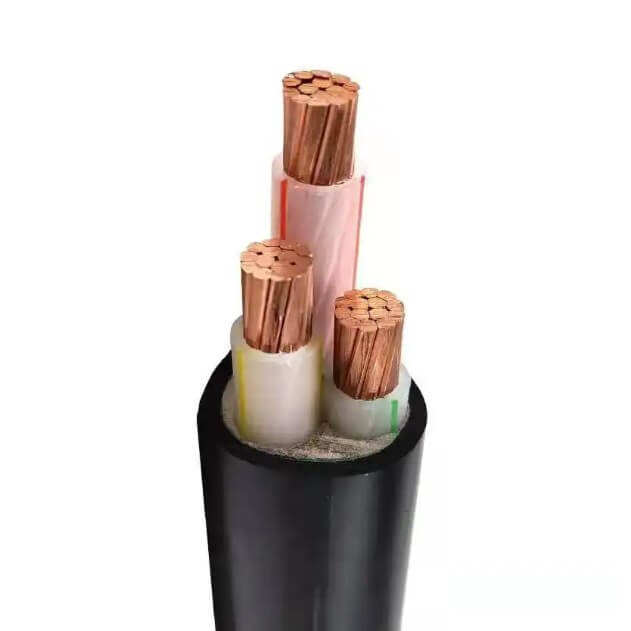 0.6/1KV 3 Core 2.5mm XLPE/PVC aislado PVC forrado N2XY SWA STA cable de alimentación eléctrica blindado