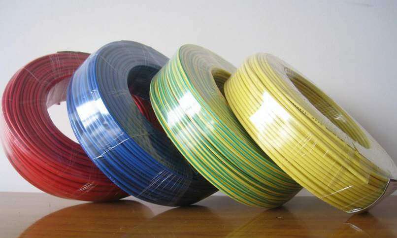 1,5 mm, 2,5 mm, 4 mm, 6 mm, 10 mm, 16 mm, 25 mm, 35 mm, 50 mm, 70 mm, cobre sólido con aislamiento de PVC, H07v-u, cable de conexión a tierra amarillo y verde