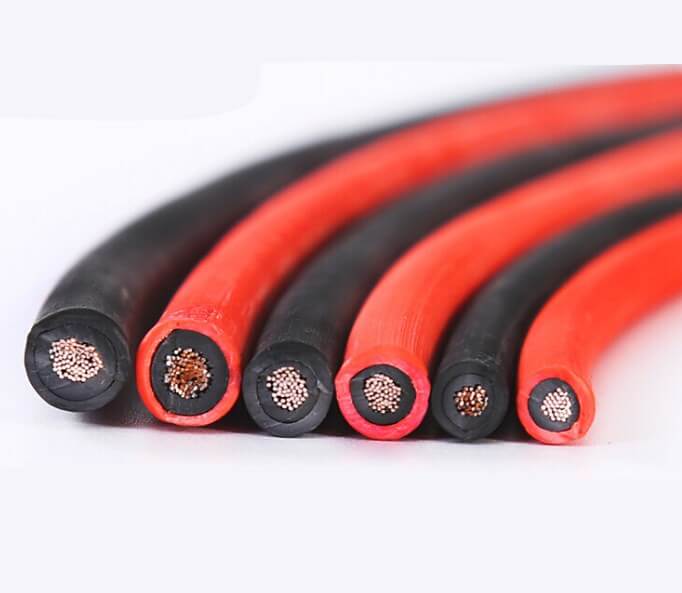 Potencia H1Z PV1-F XLPO 2.5mm2 4mm2 6mm2 10mm2 Cable eléctrico de un solo núcleo DC PV Cable solar