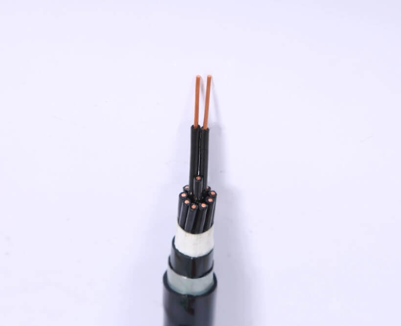 KVV32 2.5mm2 Cable de control de 12 núcleos Multicore Negro PVC Color 12x2.5mm2 CVV SWA Cable de control de cobre blindado