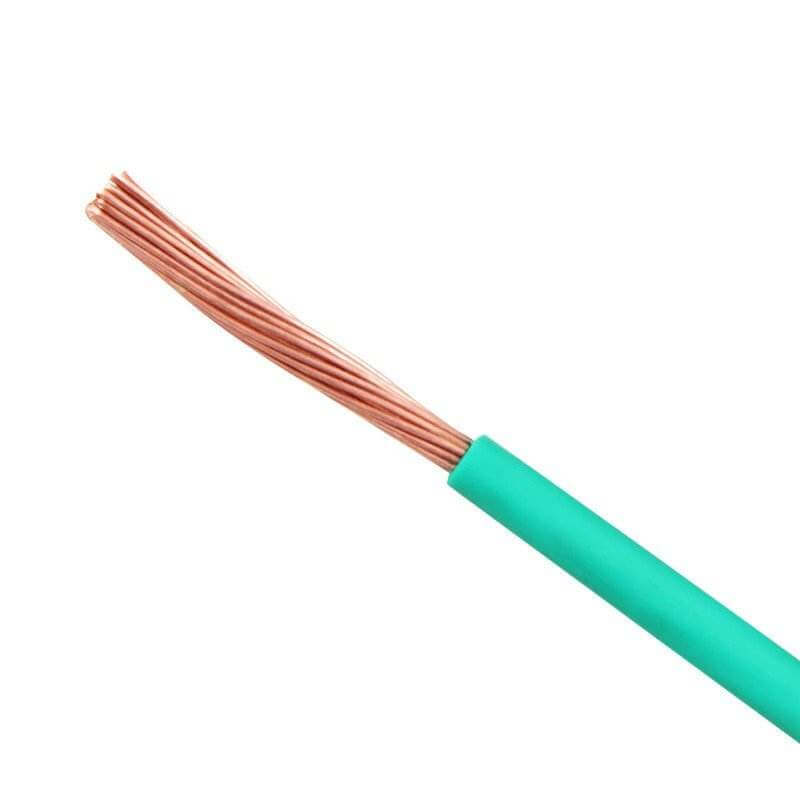 China 2,5 mm2 de cobre trenzado con aislamiento de PVC Cable eléctrico IEC 60227 Cable de tierra de alambre de casa de un solo núcleo