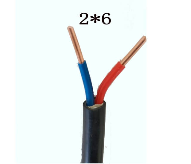 6 mm2 2,5 mm2 4 mm2 10 mm2 1,5 mm2 2,0 mm 16 mm2 Subterráneo de bajo voltaje CU XLPE SWA Cable de alimentación de cobre eléctrico blindado de 2 núcleos Precio